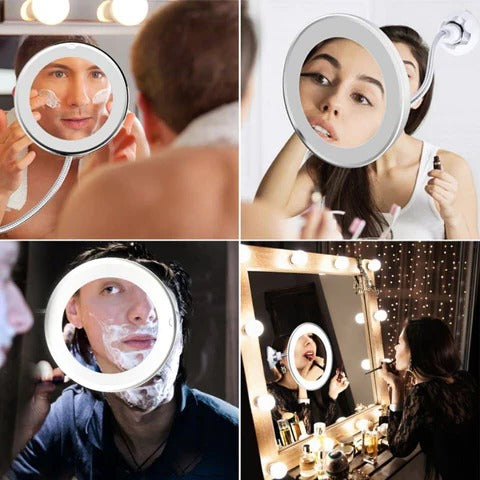 LED 10x Magnifying Vanity Mirror - Beauty & Personal Care (view 2)
