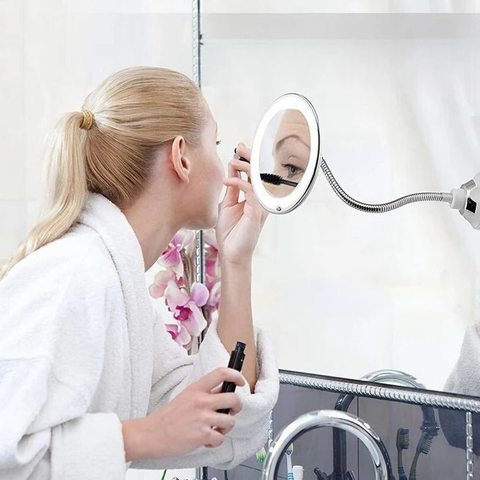 LED 10x Magnifying Vanity Mirror - Beauty & Personal Care