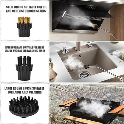 High-Pressure Handheld Steam Cleaner for Home - 221°F Chemical-Free Multi-Surface Cleaner for Tile, Grout, Kitchen, Bathroom & Car
