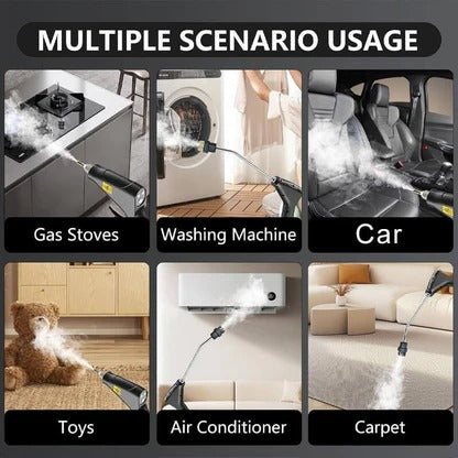High-Pressure Handheld Steam Cleaner for Home - 221°F Chemical-Free Multi-Surface Cleaner for Tile, Grout, Kitchen, Bathroom & Car