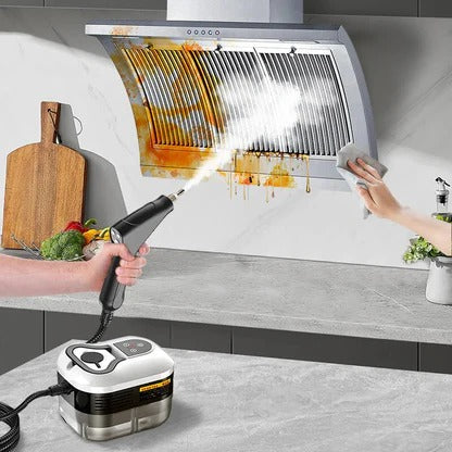 High-Pressure Handheld Steam Cleaner for Home - 221°F Chemical-Free Multi-Surface Cleaner for Tile, Grout, Kitchen, Bathroom & Car