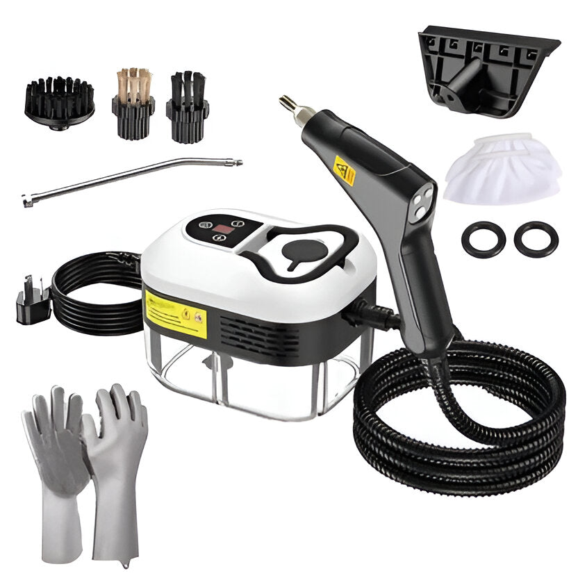 High-Pressure Handheld Steam Cleaner for Home - 221°F Chemical-Free Multi-Surface Cleaner for Tile, Grout, Kitchen, Bathroom & Car
