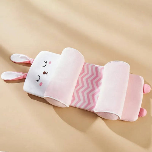 Adjustable Newborn Head Support Pillow for Babies - Soft Breathable Infant Cushion for Supervised Tummy Time & Cuddles