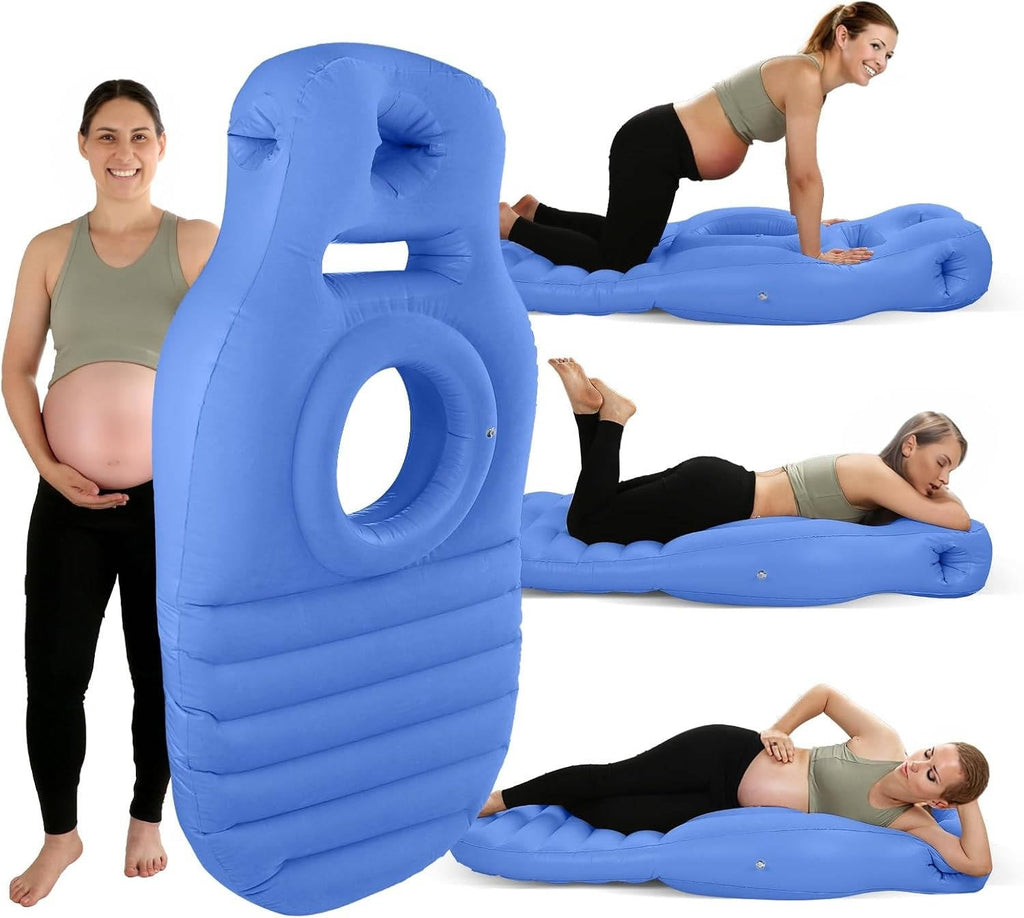 Stomach-Sleep Pregnancy Pillow with Belly Cutout - Maternity Support Cushion for Expecting Moms to Sleep Face-Down Comfortably