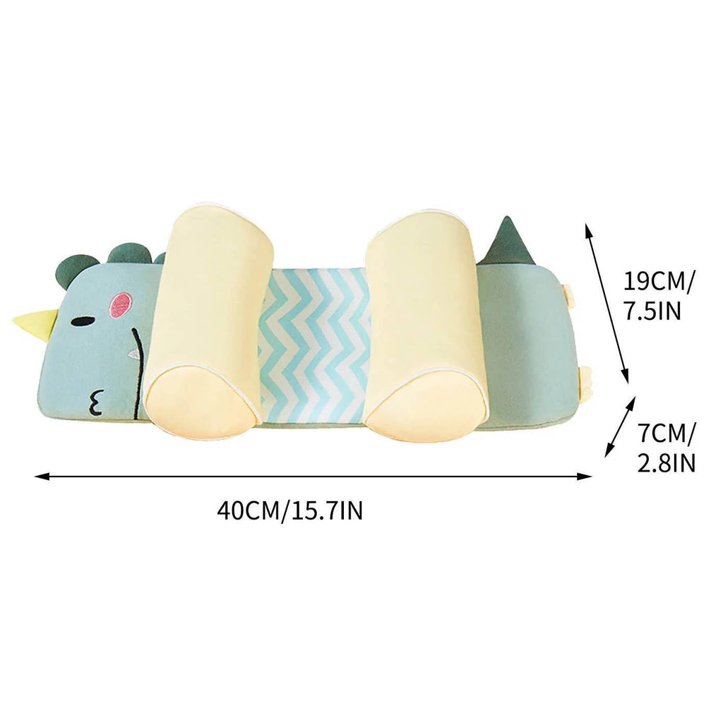 Adjustable Newborn Head Support Pillow for Babies - Soft Breathable Infant Cushion for Supervised Tummy Time & Cuddles