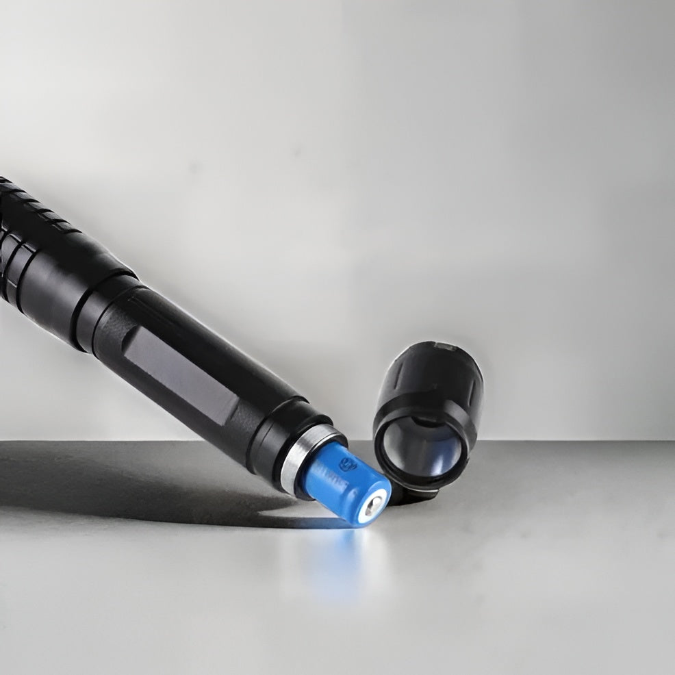 Tactical LED Flashlight with Laser Pointer - Durable Compact Torch for Camping, Hiking, Emergencies & Everyday Carry